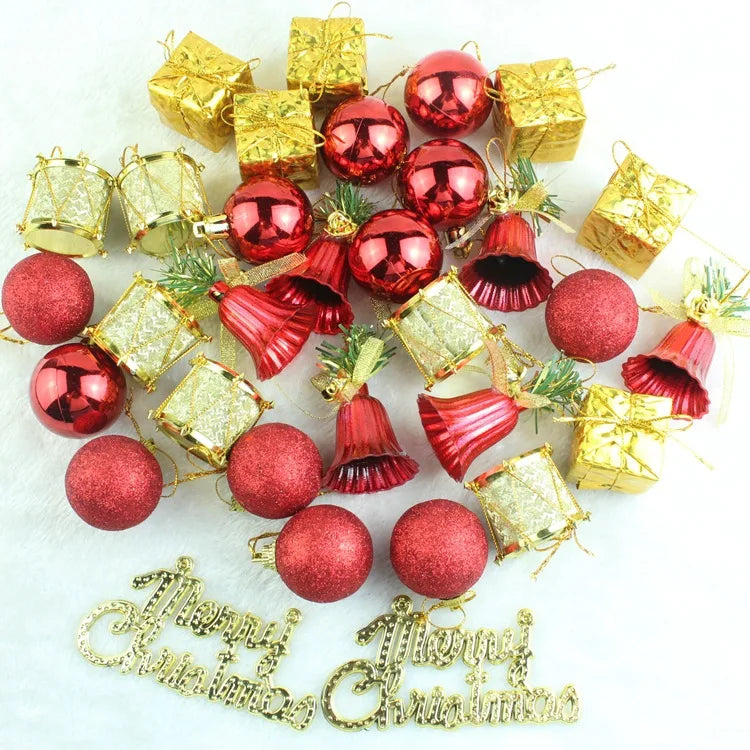 32pcs Deluxe Christmas Ornament Set