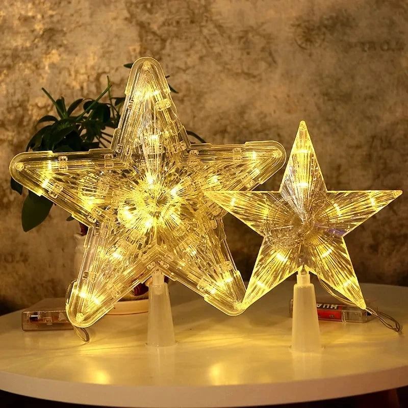 Glowing Christmas Tree Topper Star