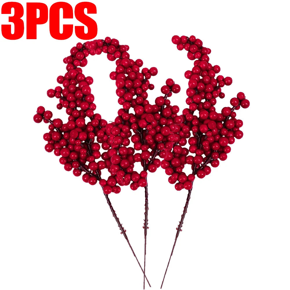 Luxury Red Berry Stems