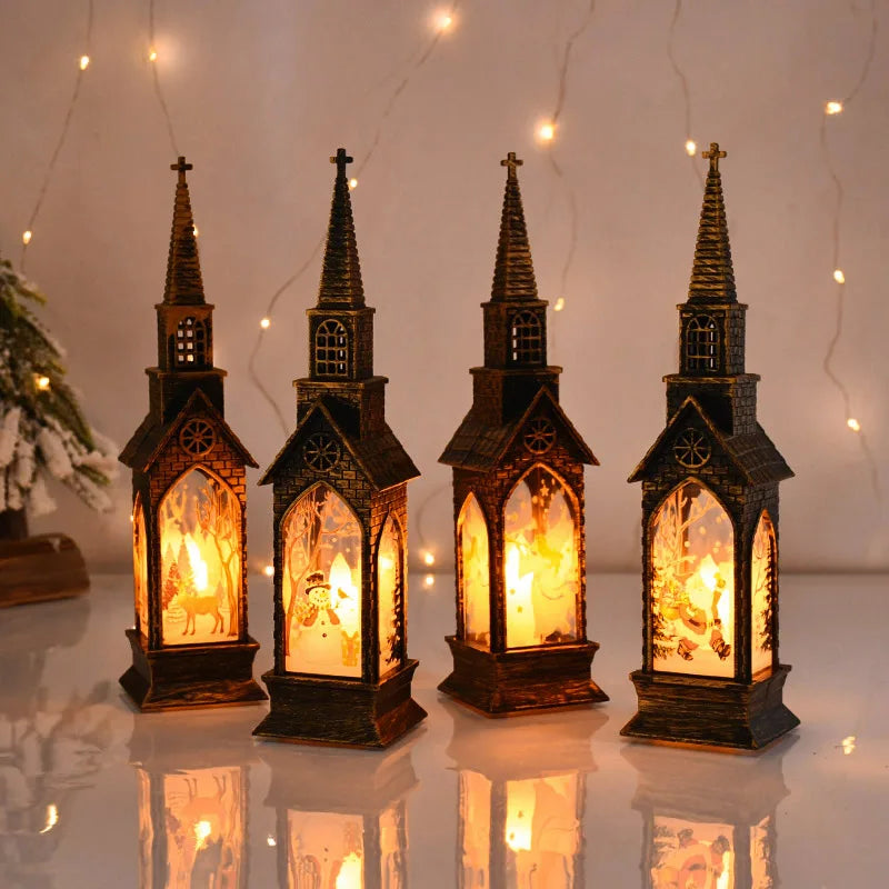 LED Christmas Church Lamp