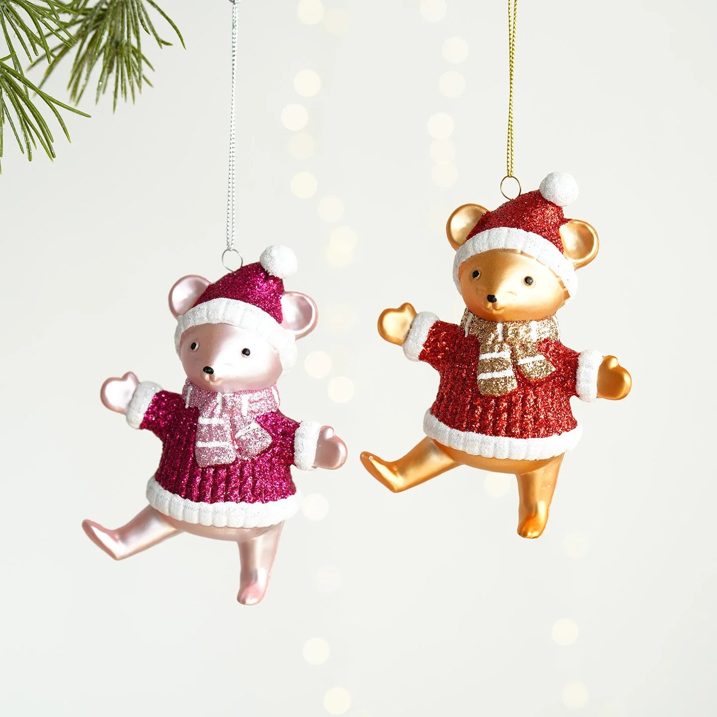 Balloon Dog Christmas Ornaments