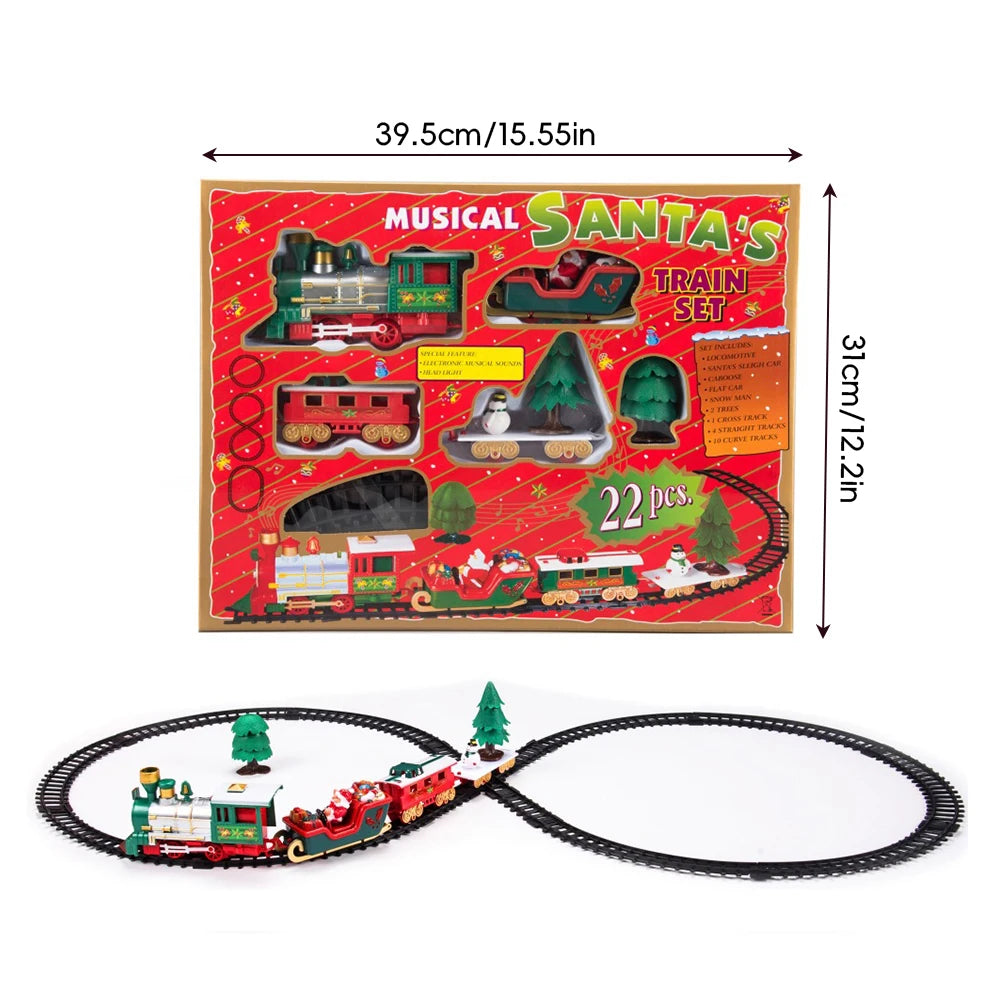 Magical Christmas Tree Train Set