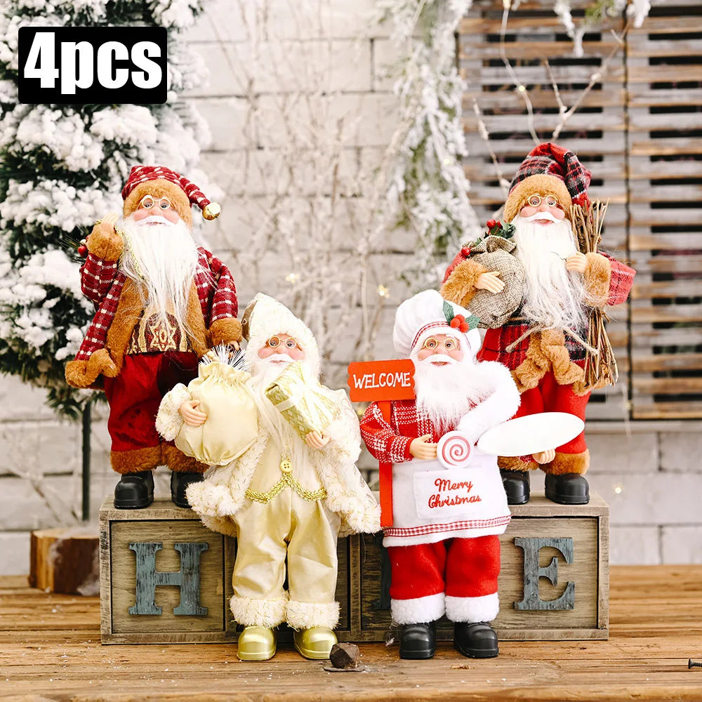Christmas Santa Plush Doll 30cm Decoration