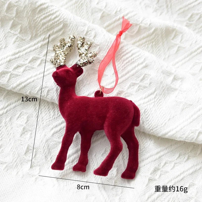 Festive Red Plush Ornament