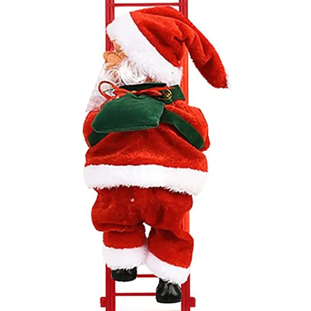 Climbing Santa Christmas Ornament