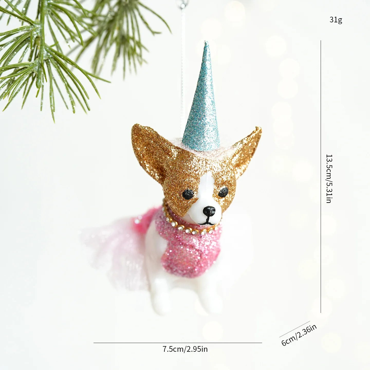 Balloon Dog Christmas Ornaments