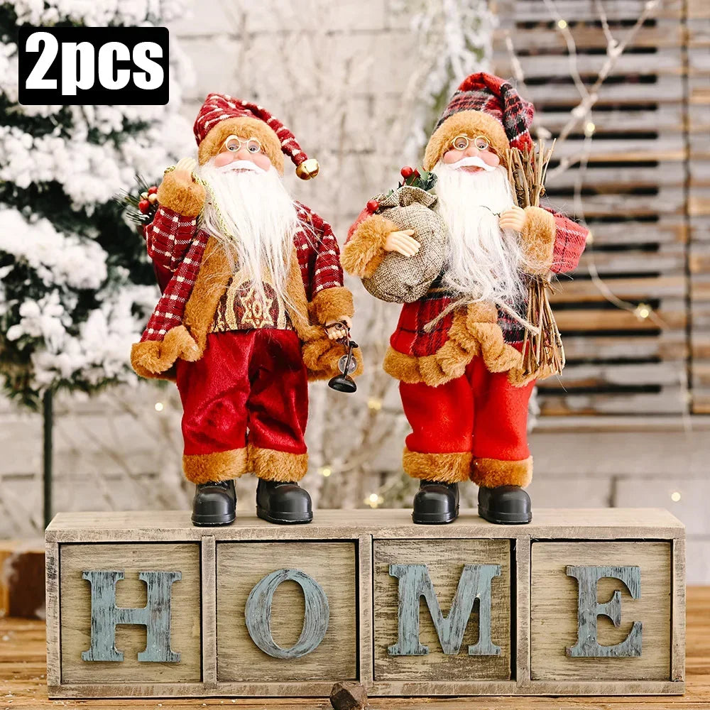 Christmas Santa Plush Doll 30cm Decoration