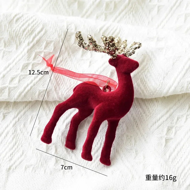 Festive Red Plush Ornament
