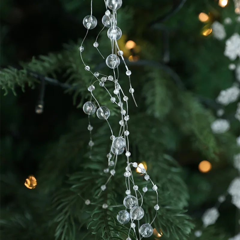 Luxury Pearl & Crystal Christmas Garland