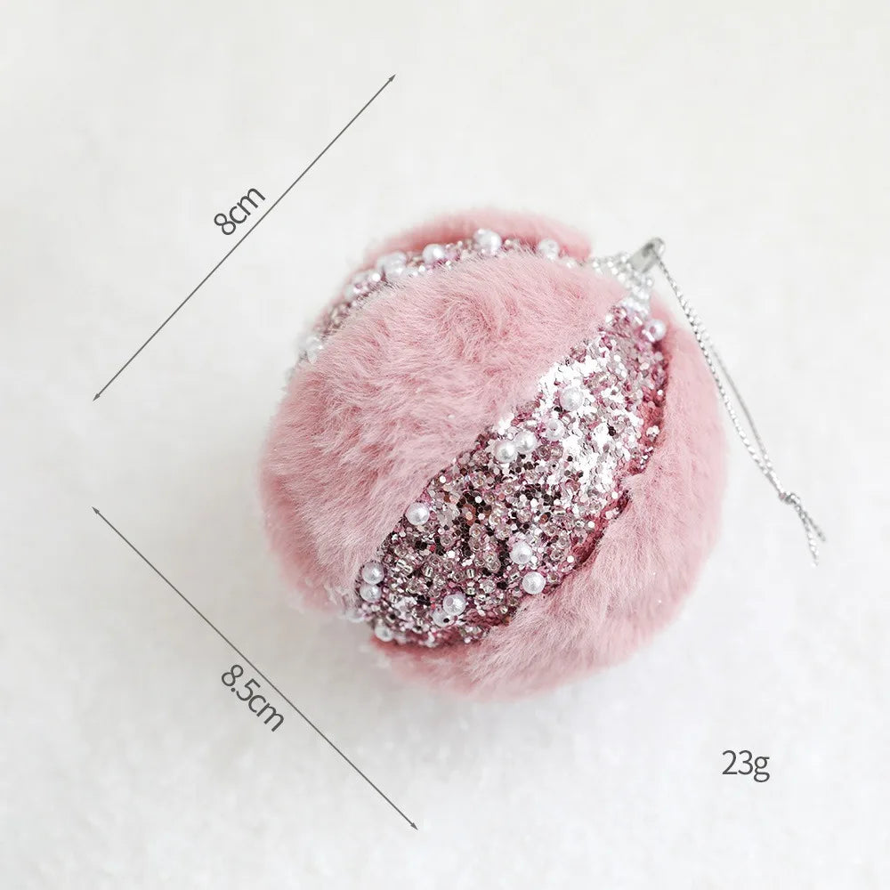 Pink Christmas Elegance Ornaments