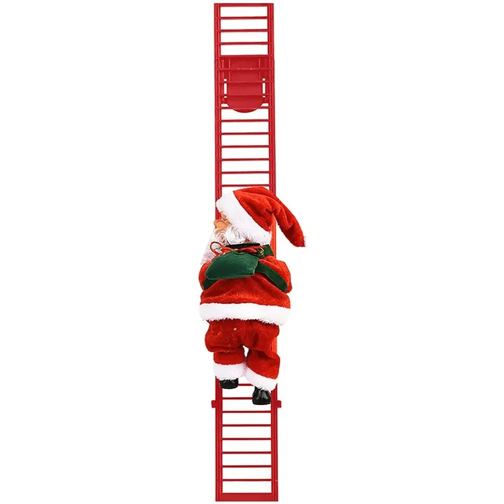 Climbing Santa Christmas Ornament