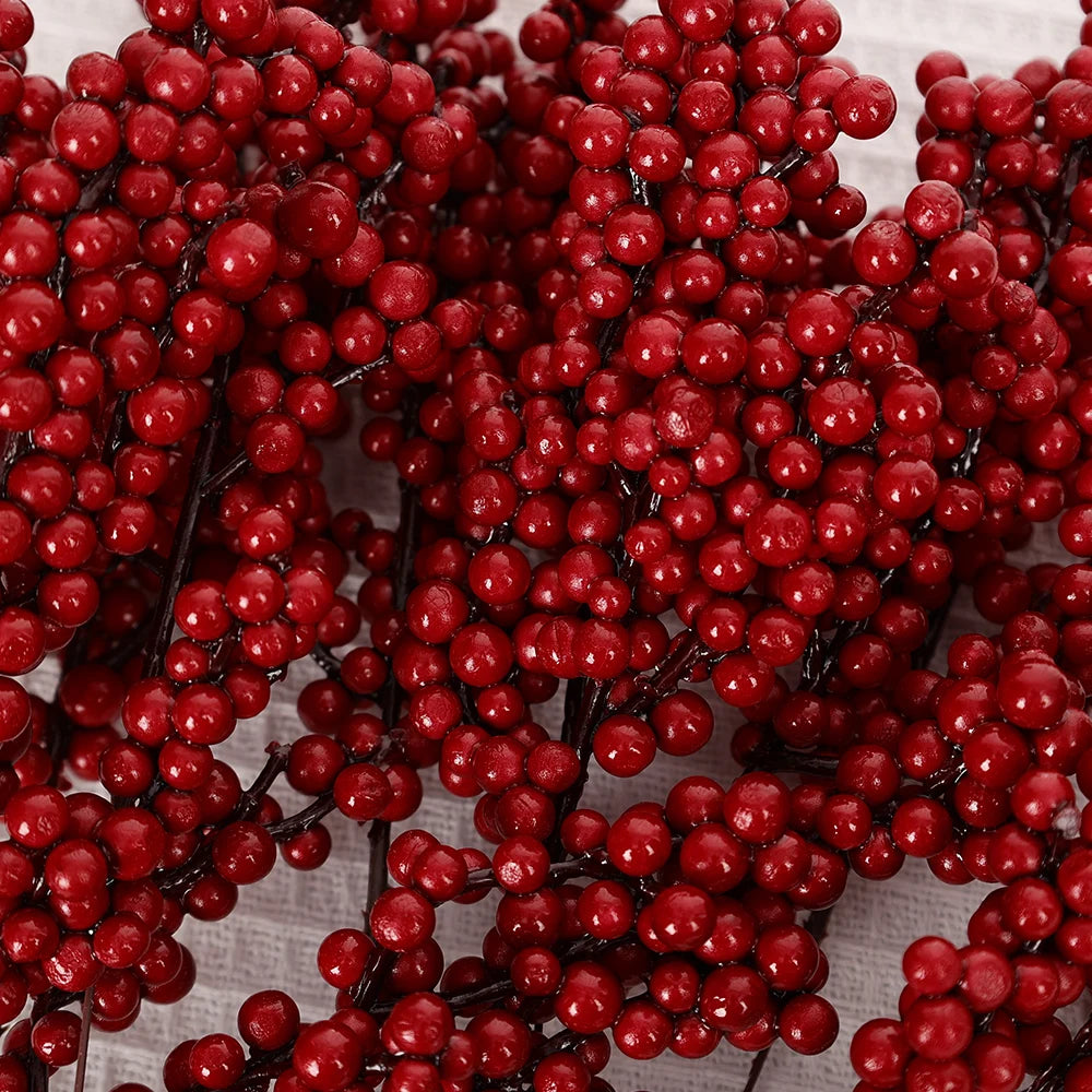Luxury Red Berry Stems