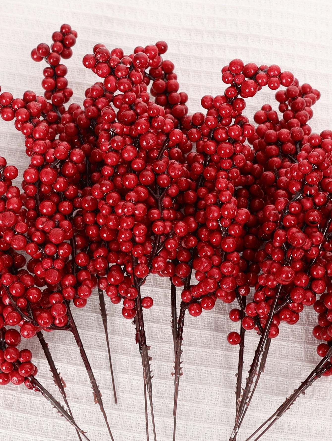 Luxury Red Berry Stems