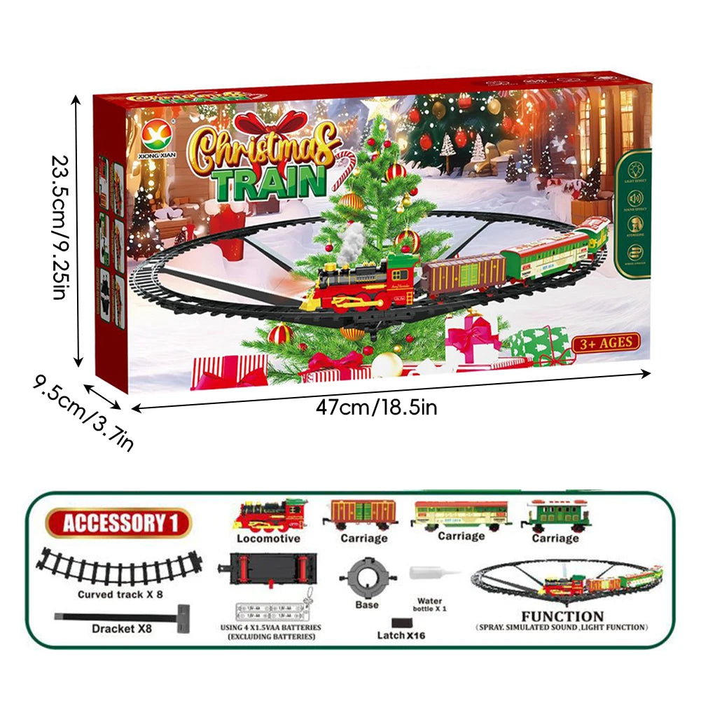 Magical Christmas Tree Train Set