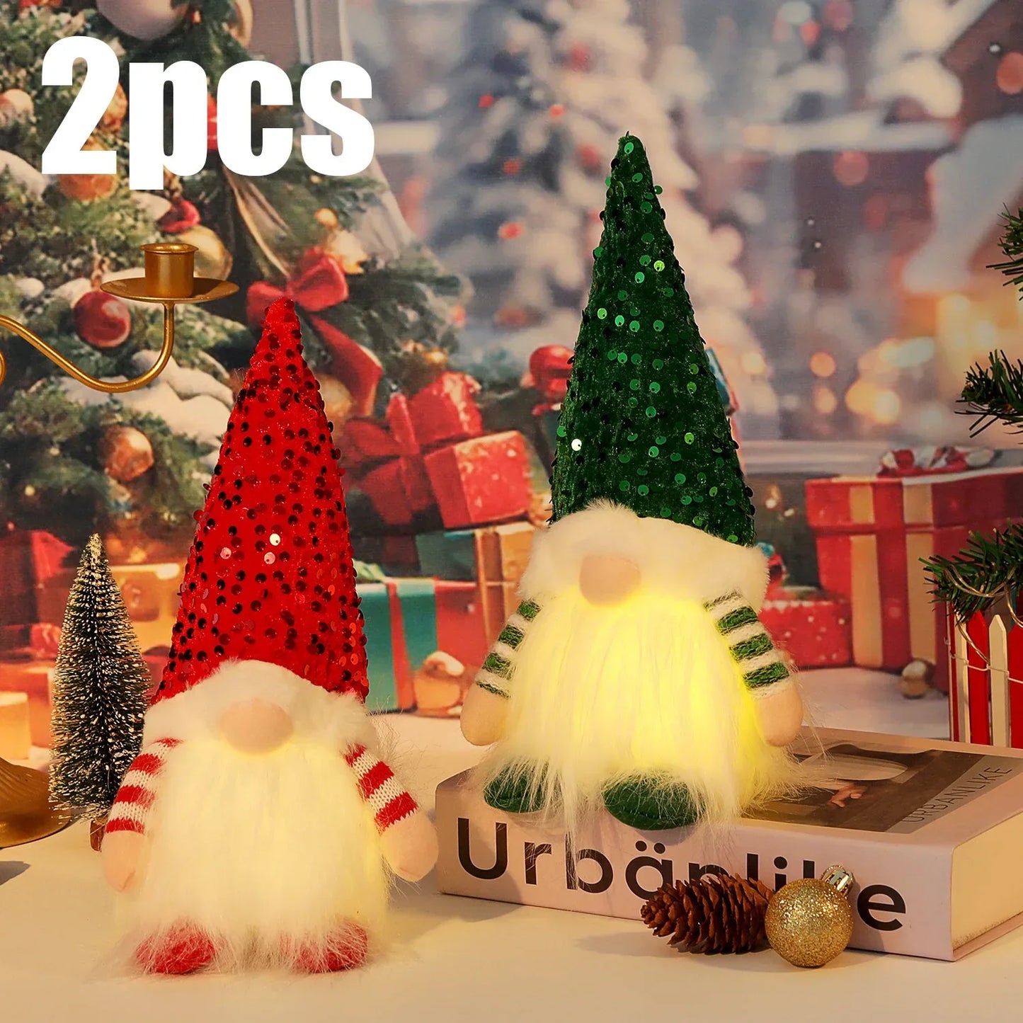 Christmas Santa Plush Doll 30cm Decoration