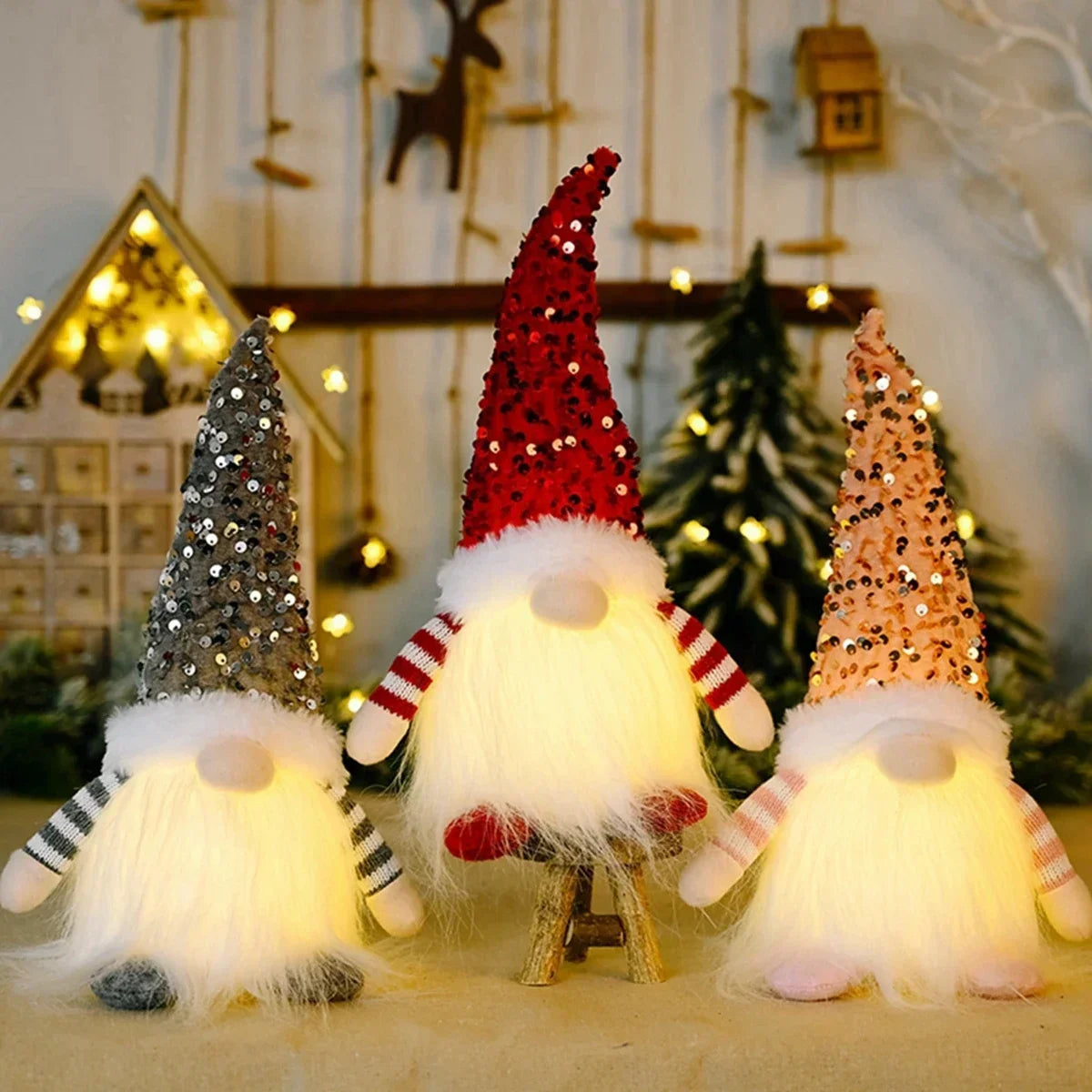 Christmas Santa Plush Doll 30cm Decoration