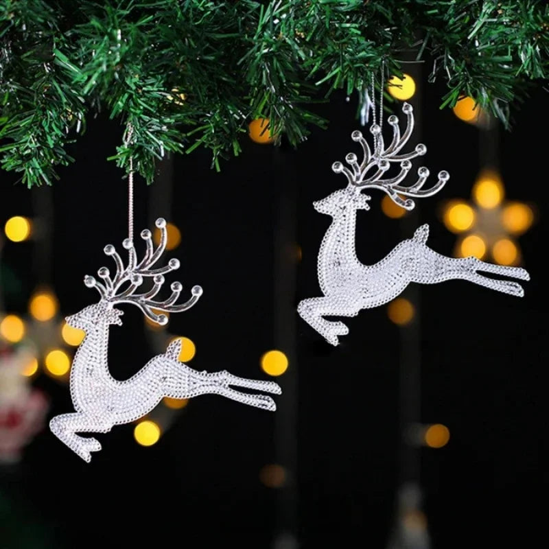 Transparent Reindeer Christmas Decorations