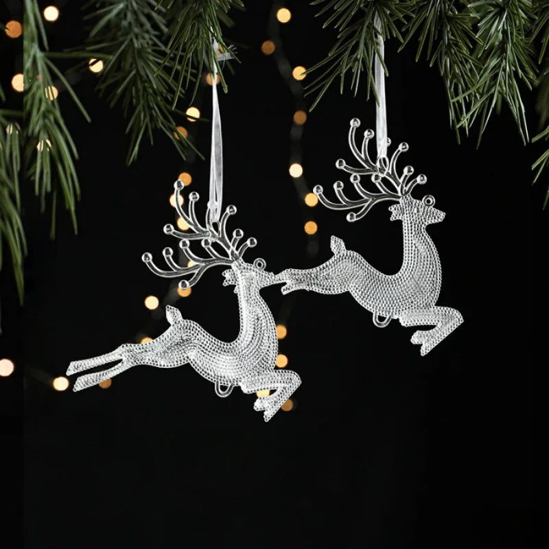 Transparent Reindeer Christmas Decorations