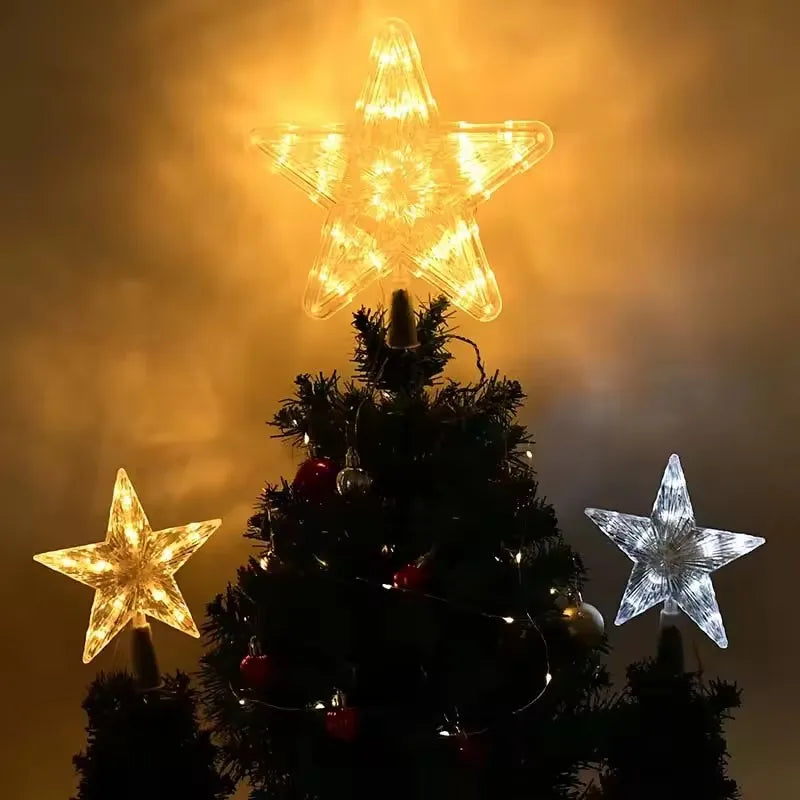 Glowing Christmas Tree Topper Star
