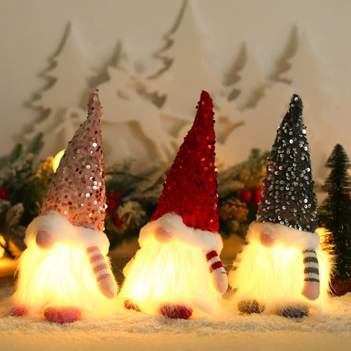 Christmas Santa Plush Doll 30cm Decoration