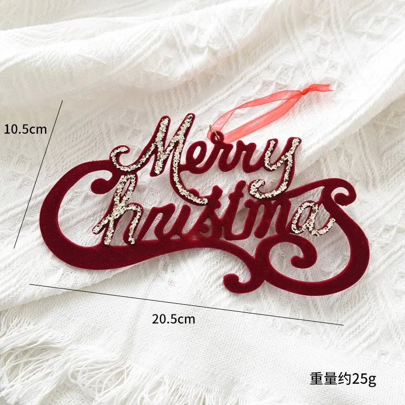 Festive Red Plush Ornament