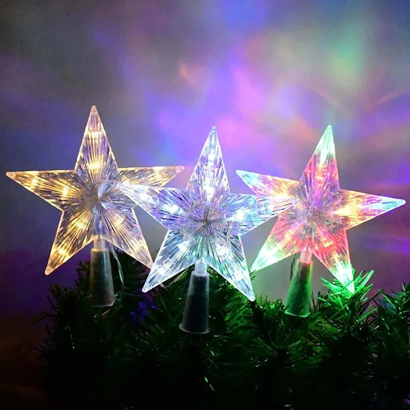 Glowing Christmas Tree Topper Star