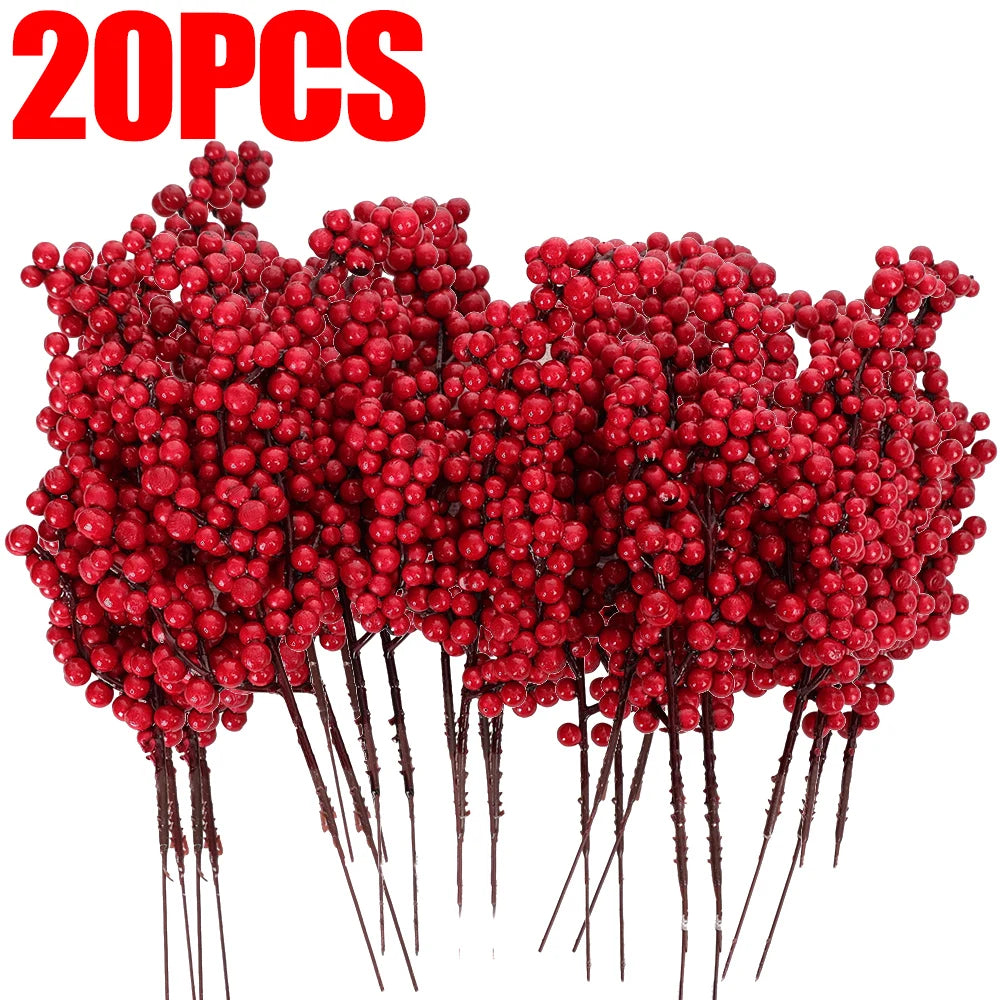 Luxury Red Berry Stems