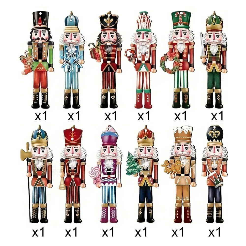 Festive Nutcracker Soldier Hanging Decoration