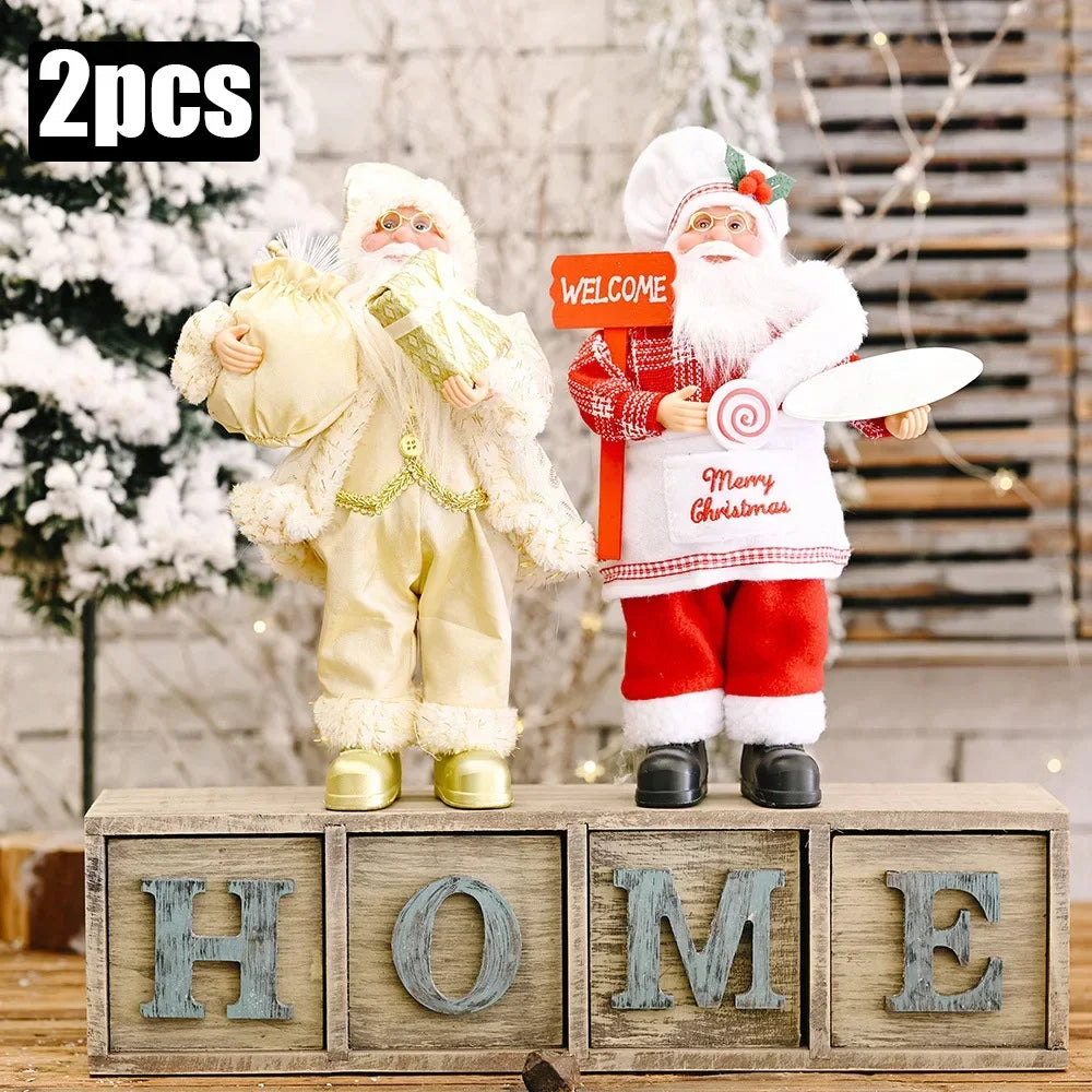 Christmas Santa Plush Doll 30cm Decoration
