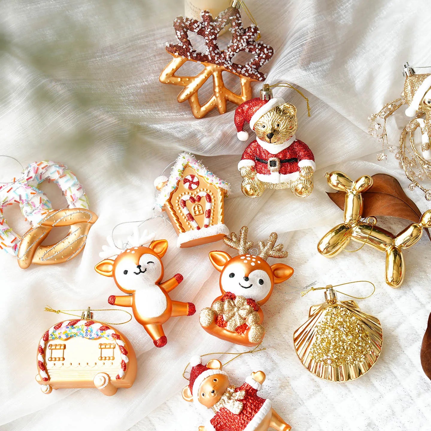 Balloon Dog Christmas Ornaments