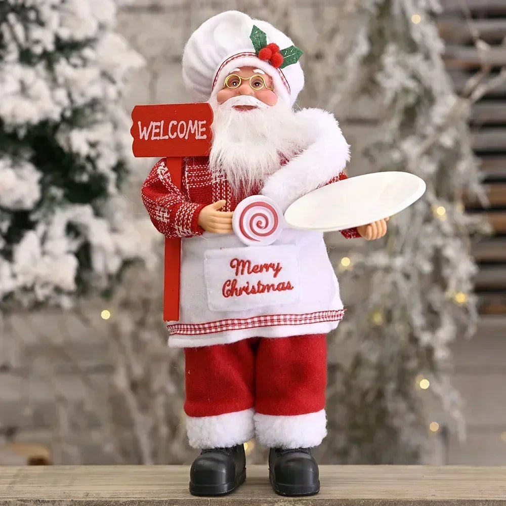 Christmas Santa Plush Doll 30cm Decoration