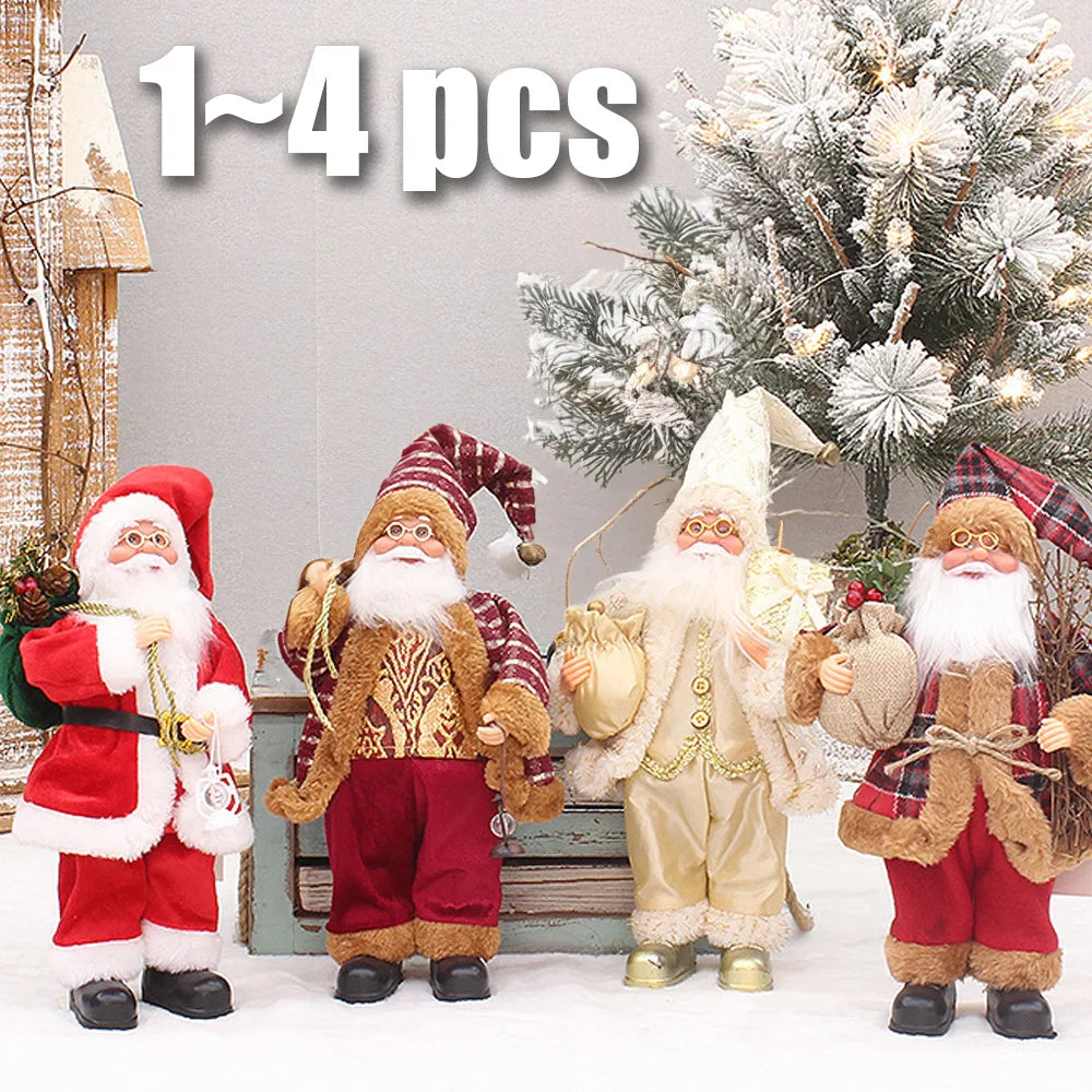Christmas Santa Plush Doll 30cm Decoration