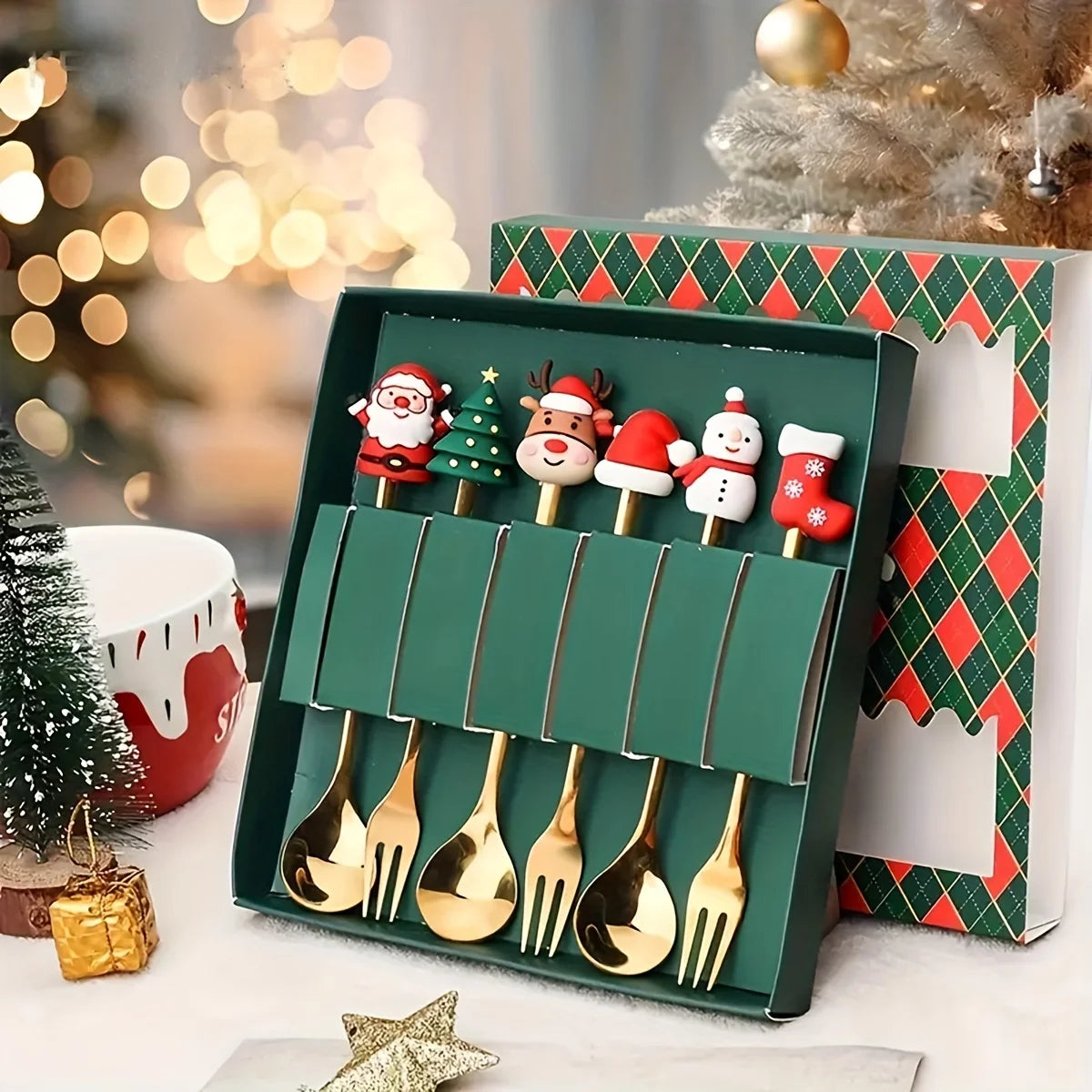 Luxury Christmas Cutlery Set