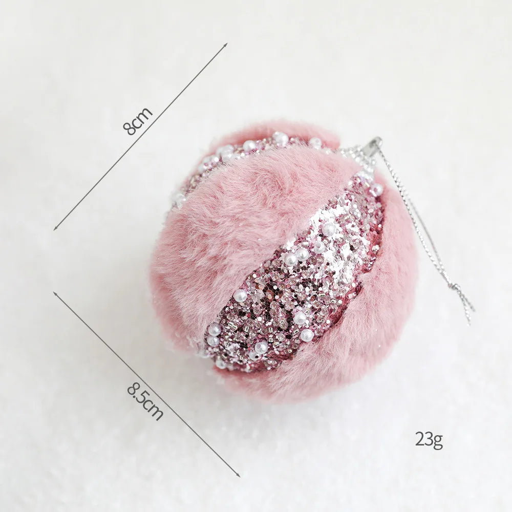 Pink Christmas Elegance Ornaments