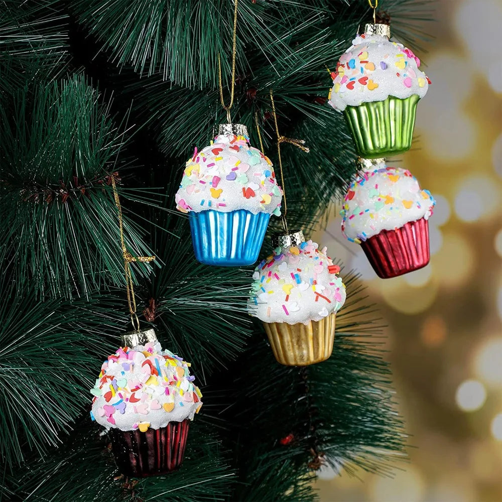 Christmas Glass Treat Ornaments