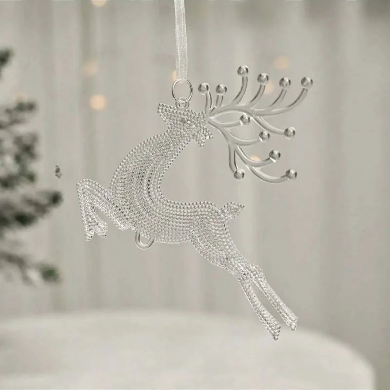 Transparent Reindeer Christmas Decorations