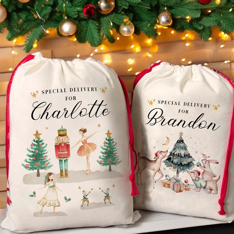 Luxury Personalised Christmas Gift Bag