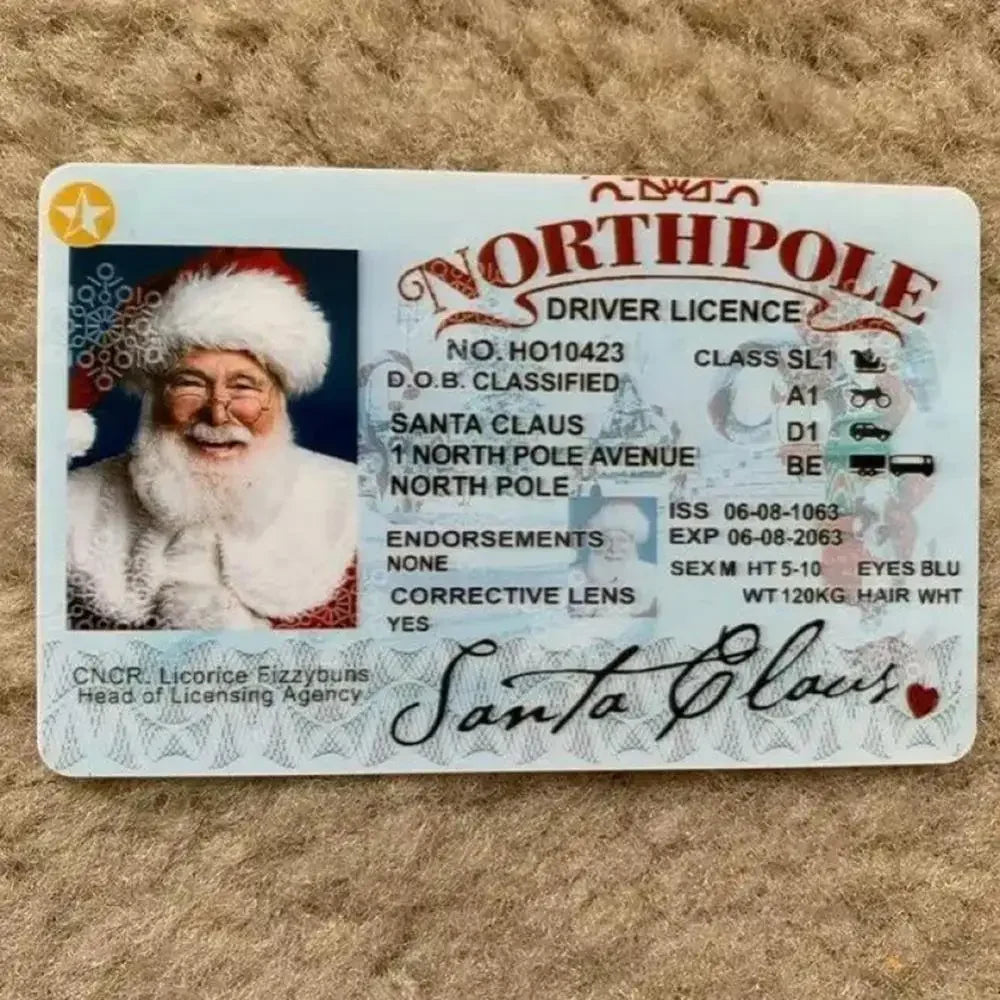 Santa’s Official Flying Licence