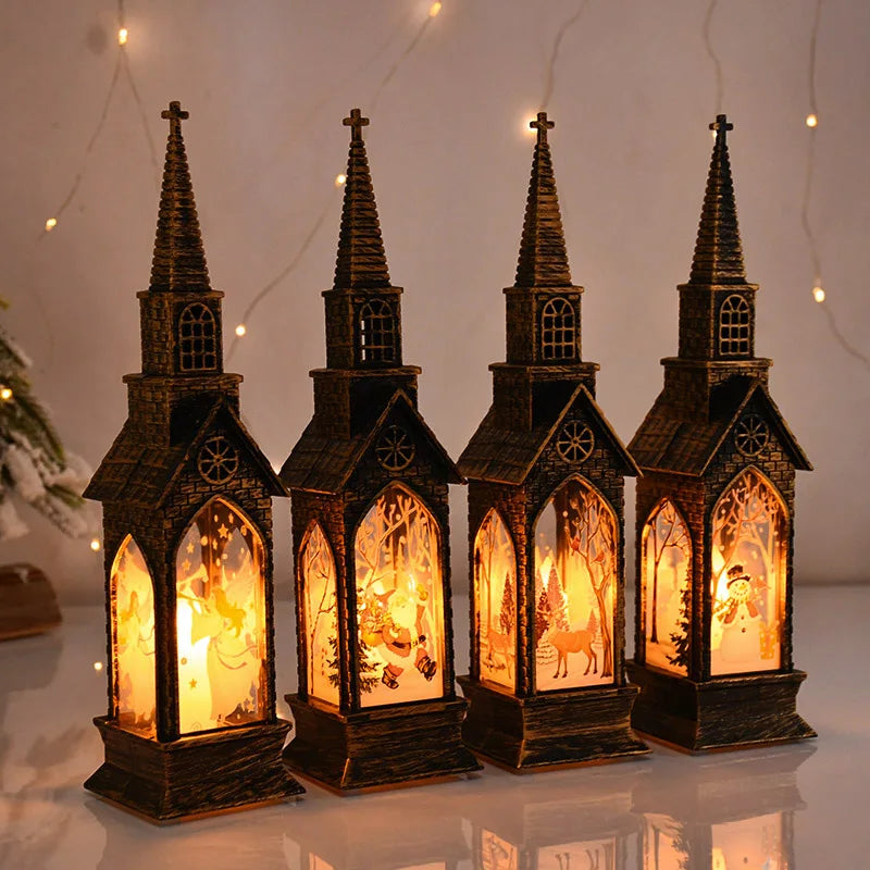 LED Christmas Church Lamp