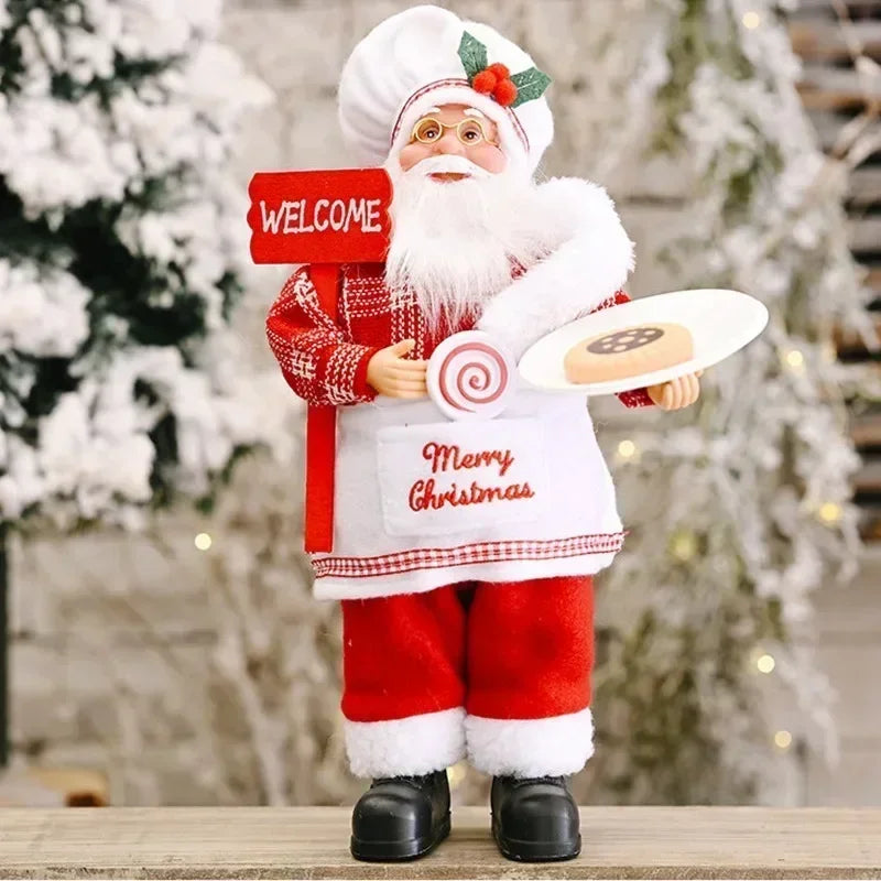 Christmas Santa Plush Doll 30cm Decoration