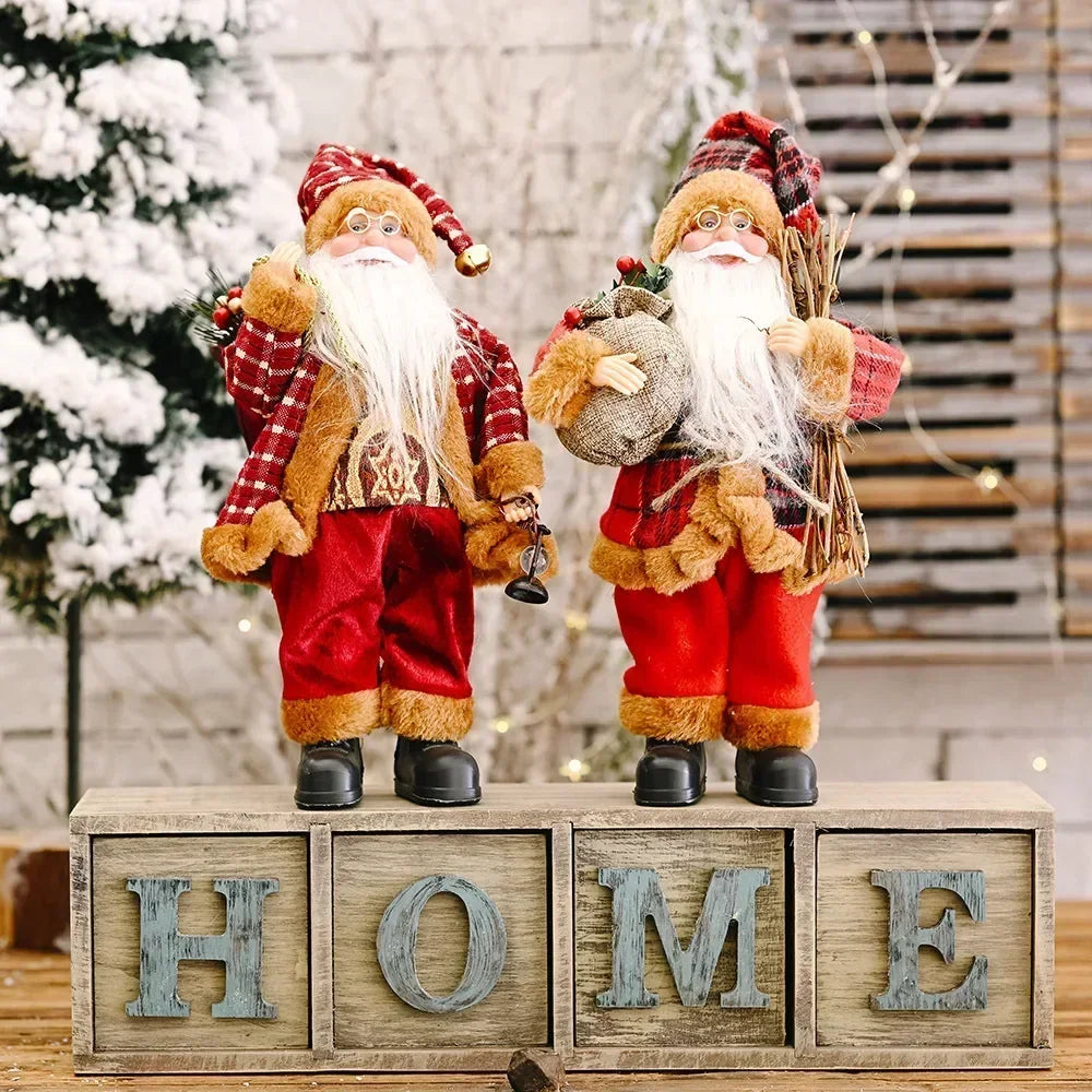 Christmas Santa Plush Doll 30cm Decoration