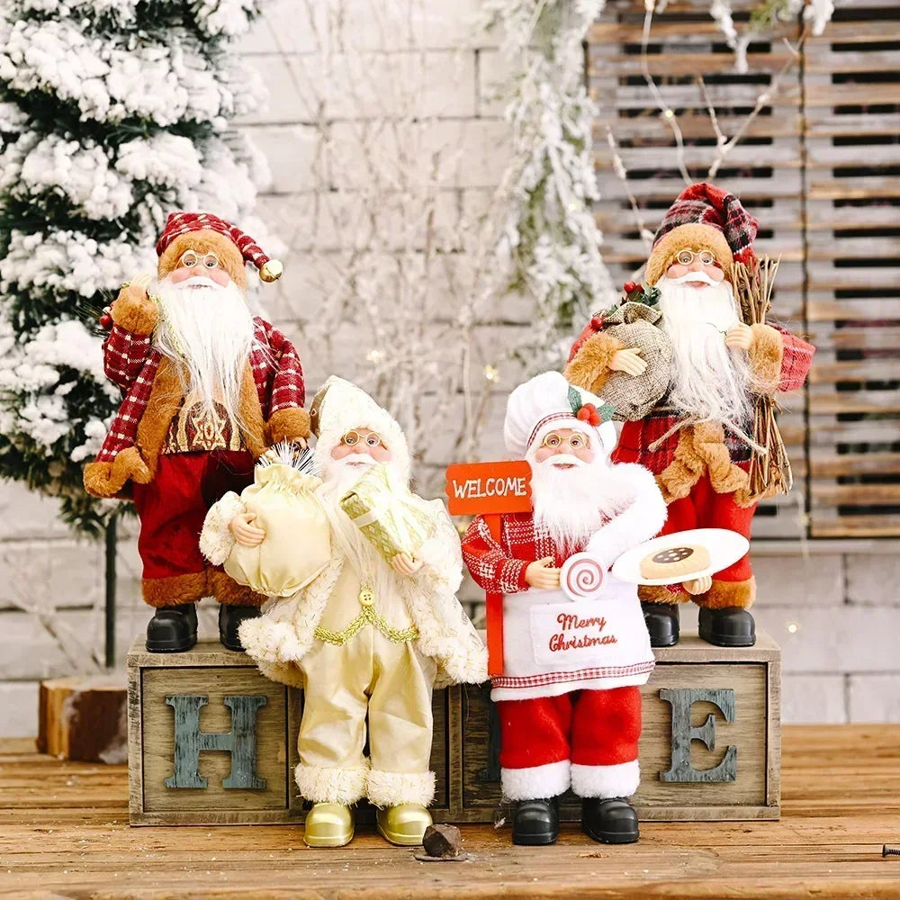 Christmas Santa Plush Doll 30cm Decoration