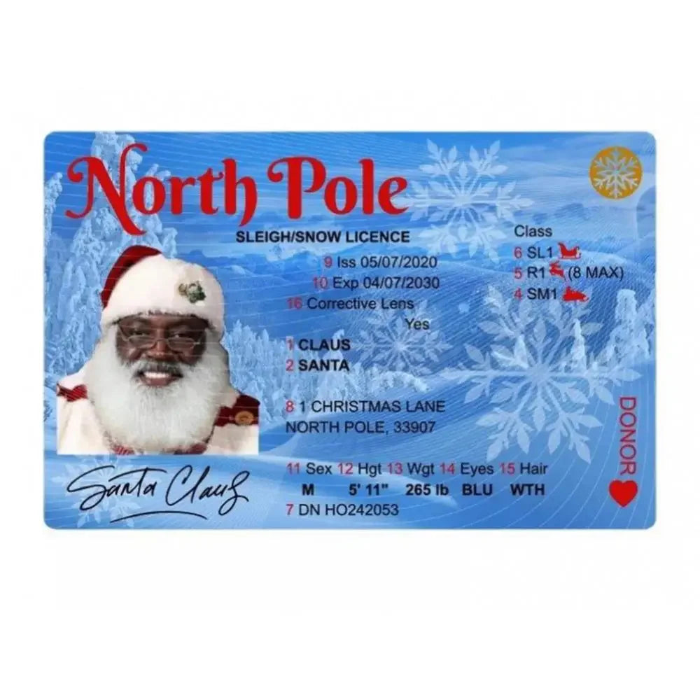 Santa’s Official Flying Licence