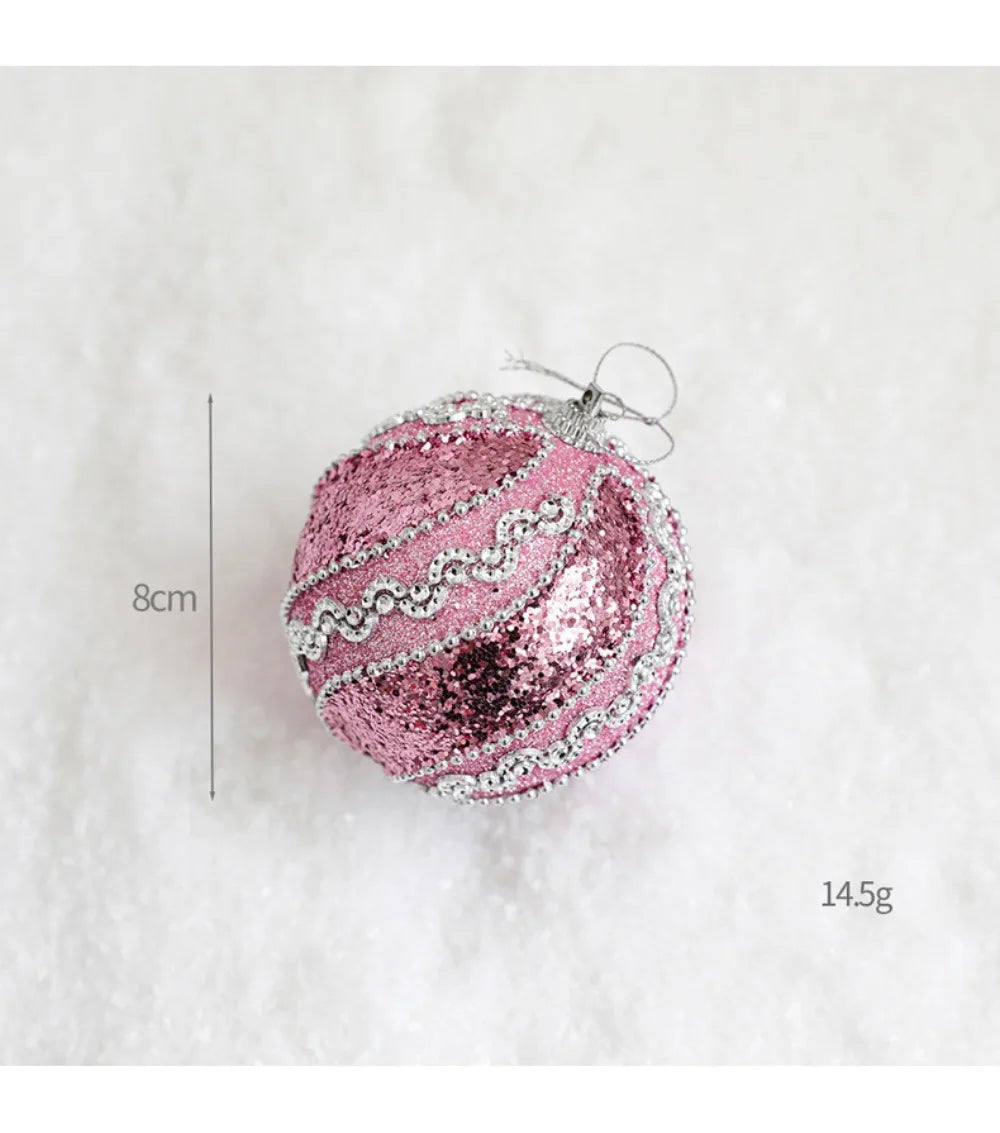 Pink Christmas Elegance Ornaments