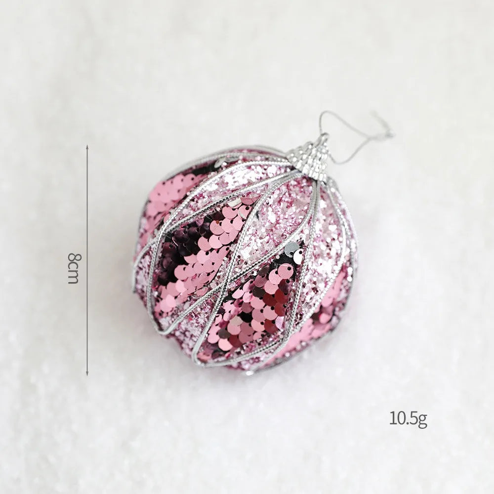 Pink Christmas Elegance Ornaments