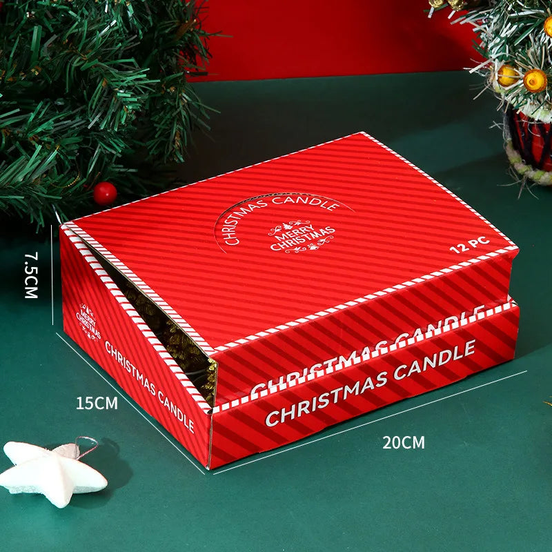 12pcs Christmas Candle Collection