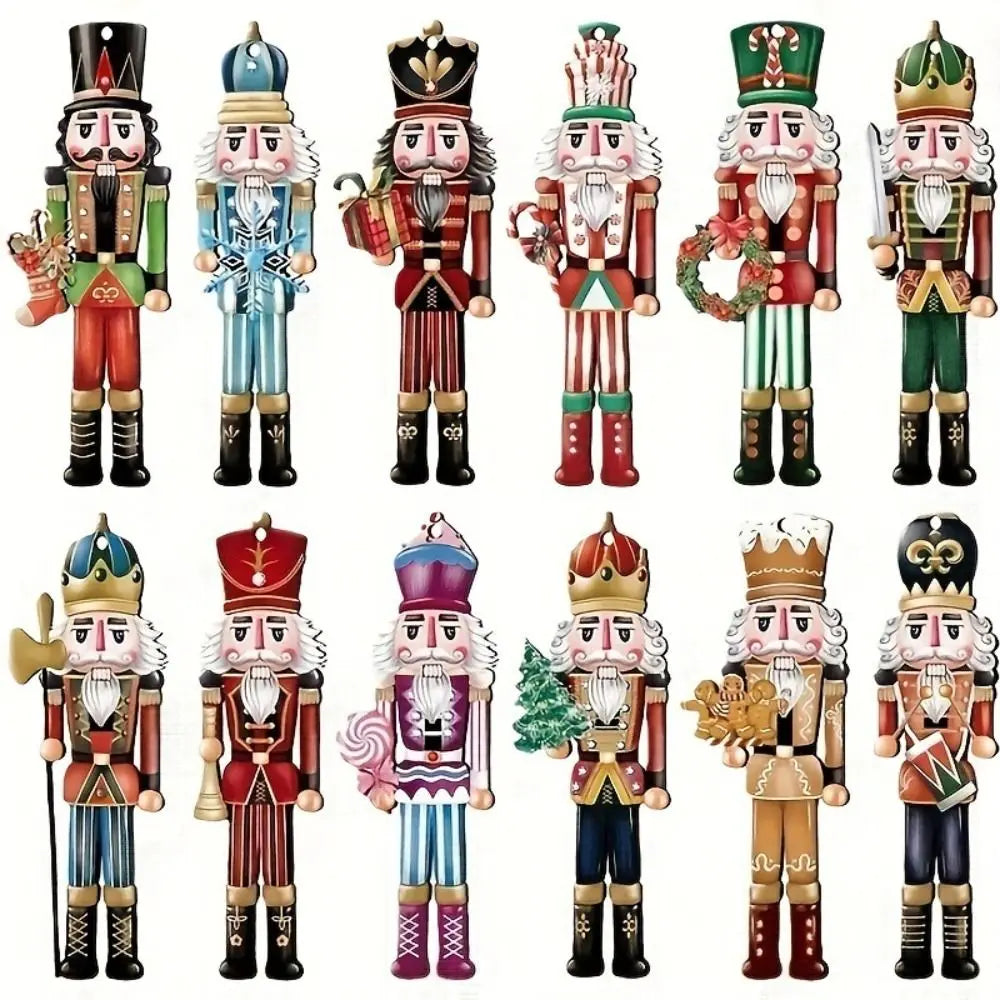 Festive Nutcracker Soldier Hanging Decoration