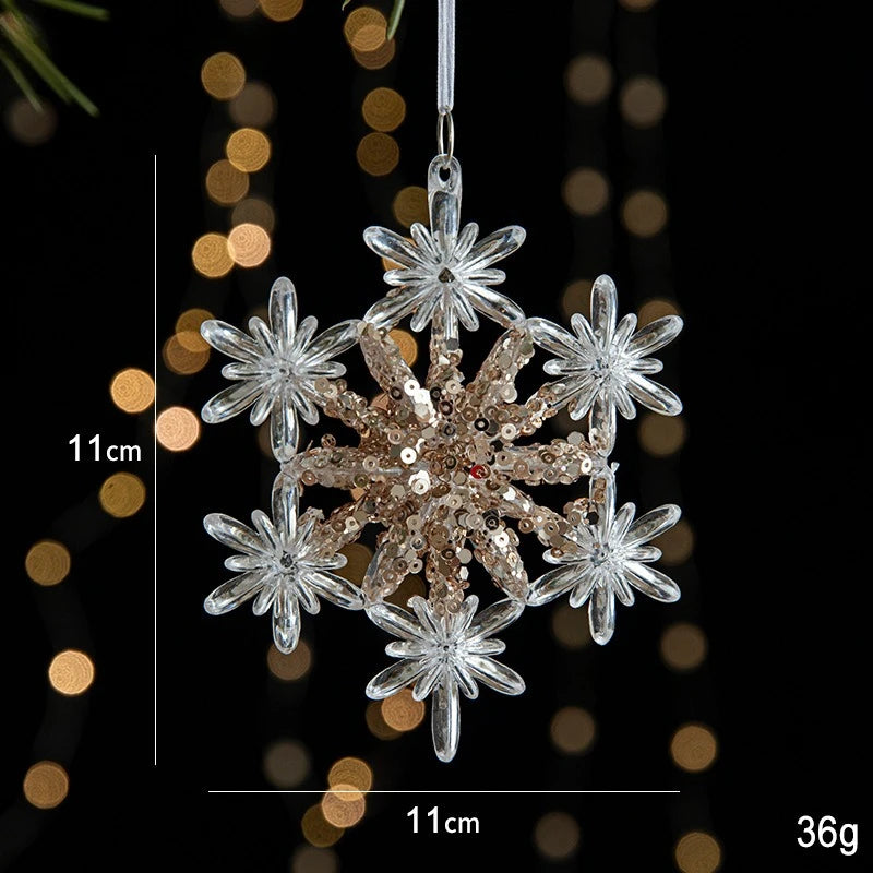 Luxury Acrylic Snowflake Ornament