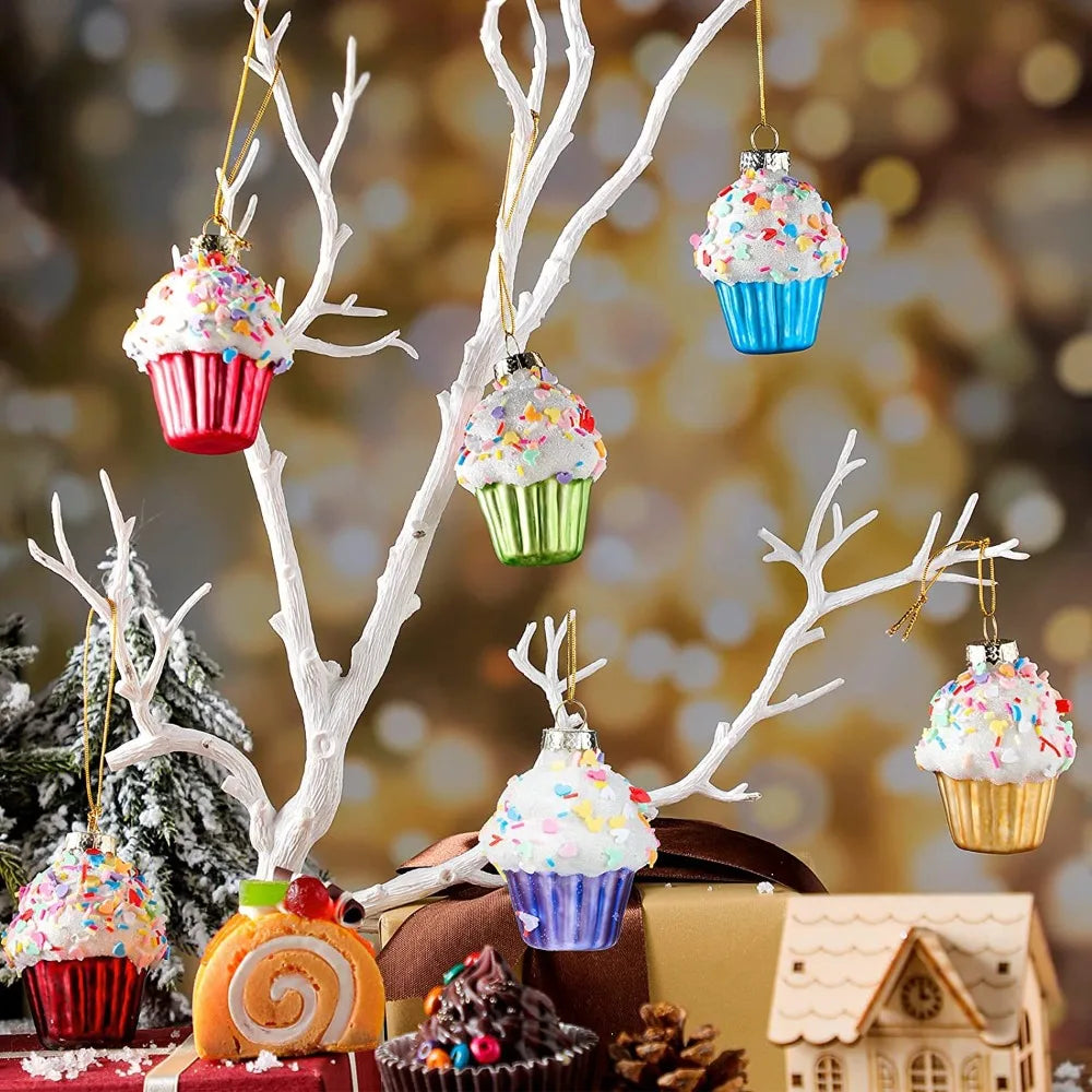 Christmas Glass Treat Ornaments