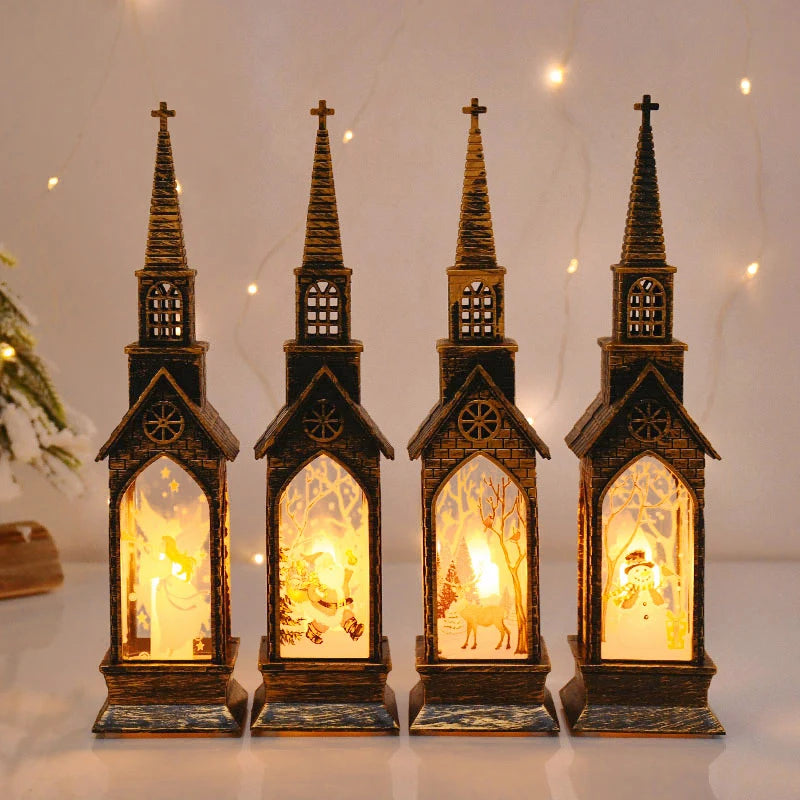 LED Christmas Church Lamp